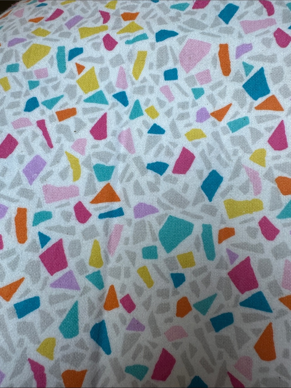 2 Yards Joann Fabrics Discontinued Spoonflower “Rainbow Terrazzo” Flannel Fabric